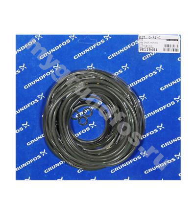 Kit, O-ring set for dry motor FKM