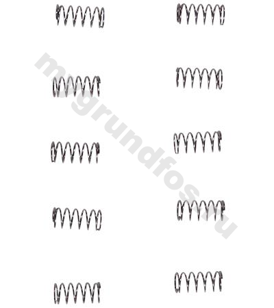 Bulk, pressure spring DN8, tantal,10 pcs