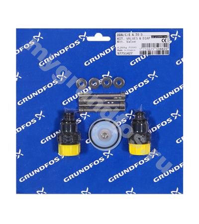 Kit, valve/diaph. SD-S-PP/E/C-1