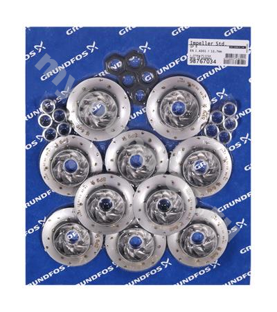 Bulk, Impeller SP9, 12,7 Std 10 pcs.