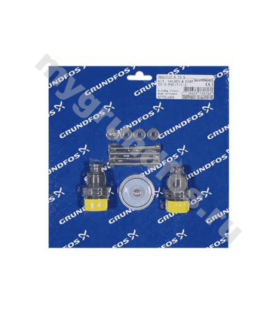 Kit, valve/diaph. SD-S-PVC/T/C-2