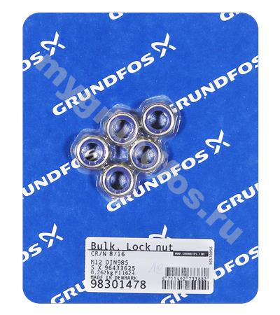 Bulk, Lock nut YR M12 DIN985