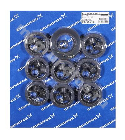 Kit, Wear Parts SP11/14, FKM, 25 stg