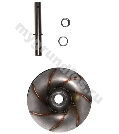 Spare,Shaft D16 w/impel. D106.5/D144 cpl