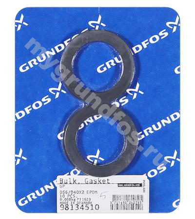 Bulk, Gasket D56/D40x2 EPDM, 10 pcs