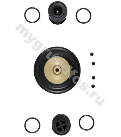 Kit, valve/diaph. DME 375-PP/E/SS