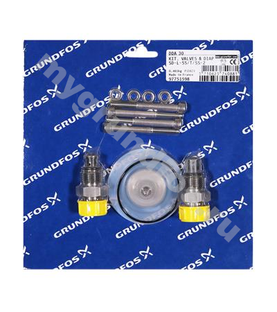 Kit, valve/diaph. SD-L-SS/T/SS-2