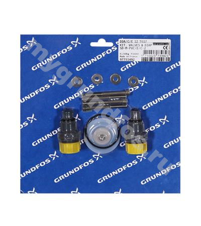 Kit, valve/diaph. SD-M-PVC/E/C-2
