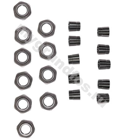 Bulk, Split cone w. nut cpl.10pcs.