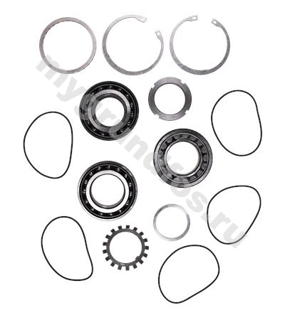 Kit, Bearing NU211/7211 D55/D100x21 FKM
