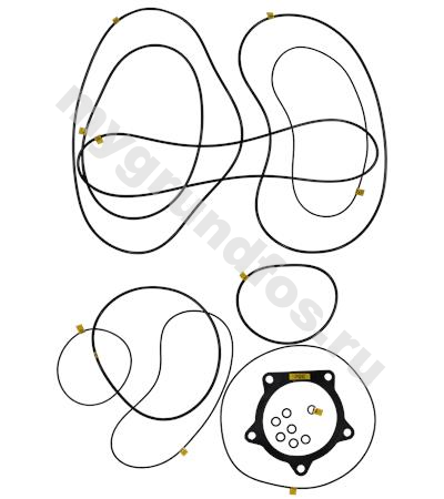 Kit, repair o-ring, DWK 22-30kW NBR