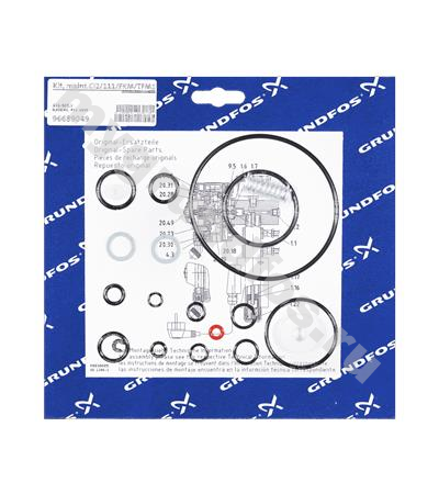 Kit, maint.Cl2/111/FKM/TFM1700/full vac.