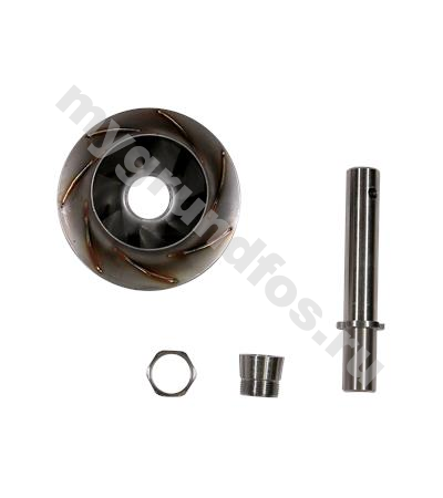 Spare, Shaft D16 w/impeller D54/D87 cpl.
