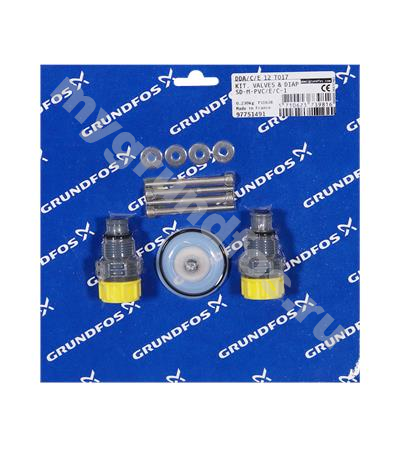 Kit, valve/diaph. SD-M-PVC/E/C-1