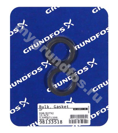 Bulk, Gasket D38/D27x2, 10 pcs