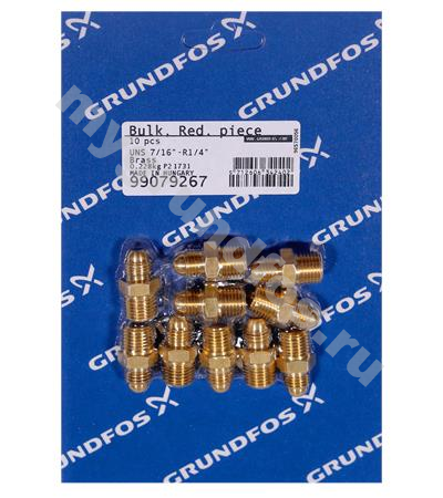 Bulk, Reducing piece UNS 7/16"-R1/4"
