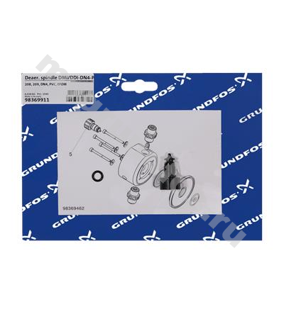 Deaer. spindle DMI/DDI-DN4-PVC/E